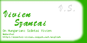 vivien szantai business card