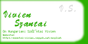 vivien szantai business card